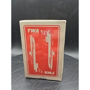 Vintage TWA Trans World Airlines Playing Cards - New Sealed in Plastic